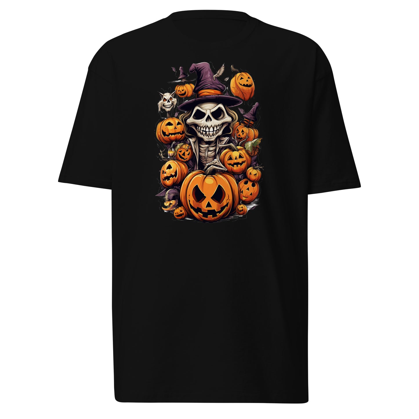 Halloween Skull and Pumpkins