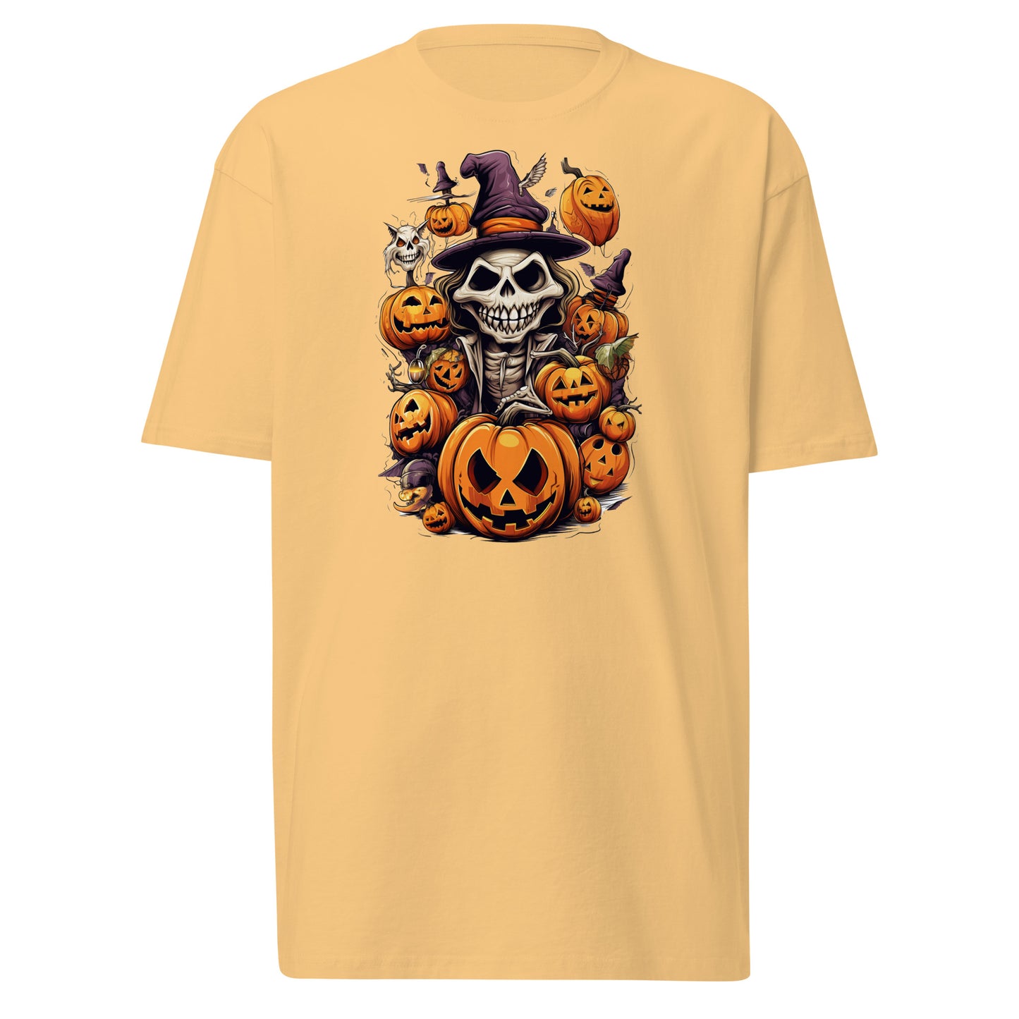 Halloween Skull and Pumpkins