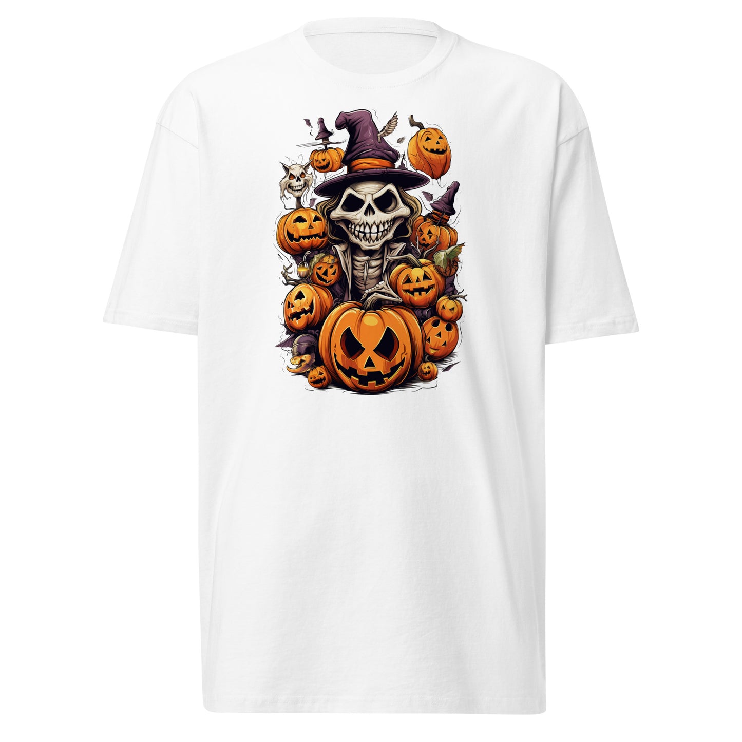 Halloween Skull and Pumpkins